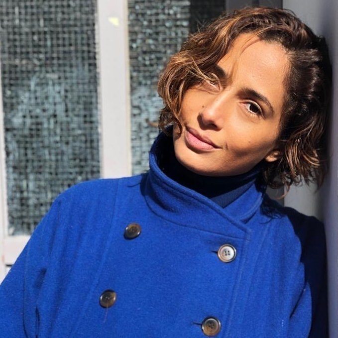 Camila Pitanga com o cabelo curto