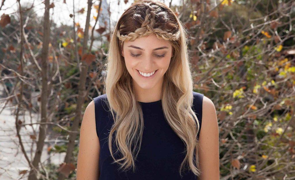 cabelo tumblr Como fazer a coroa tripla de tranças