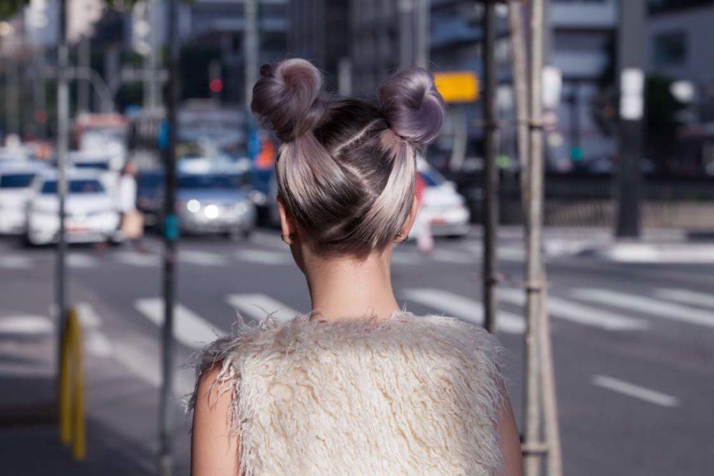 double buns cabelos tumblr