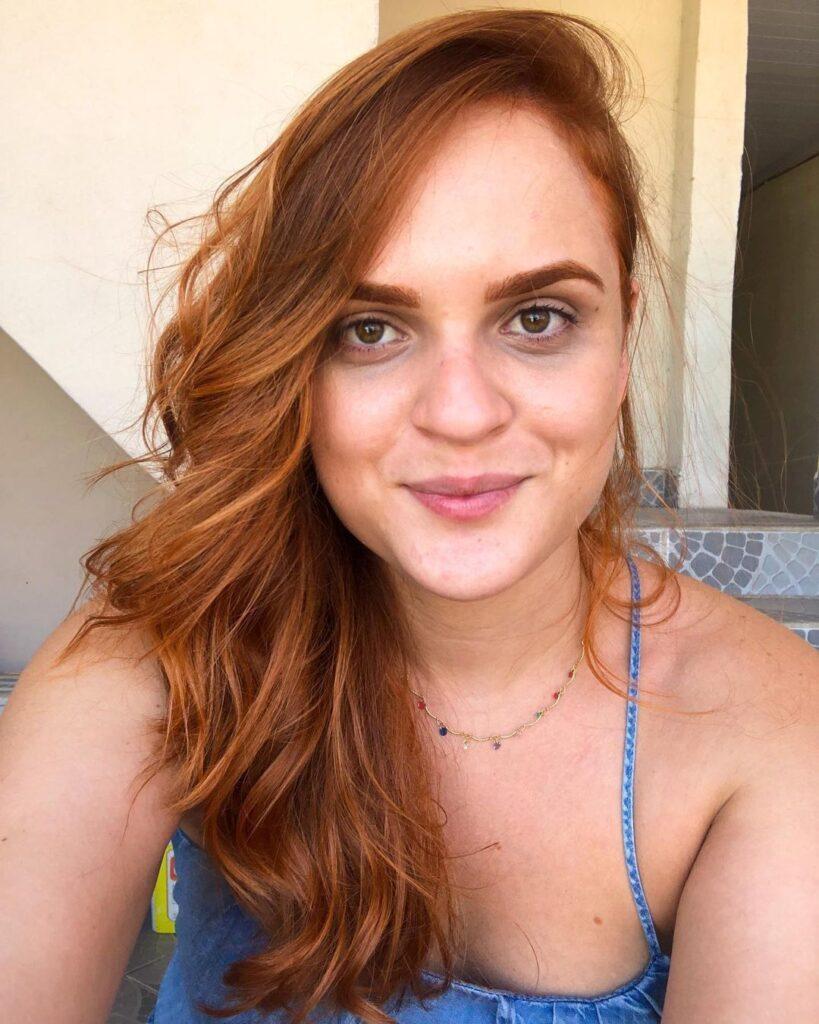cabelo ruivo doce de leite escuro