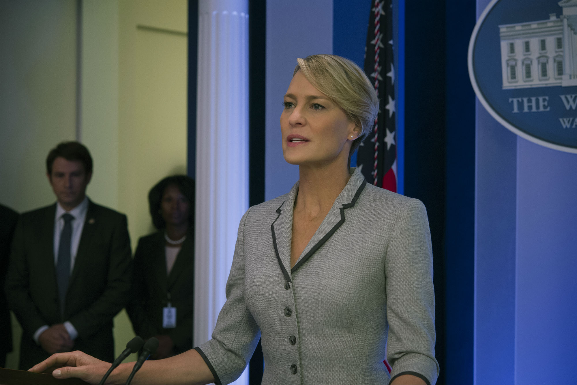 Série House of Cards: a evolução do corte pixie de Claire Underwood