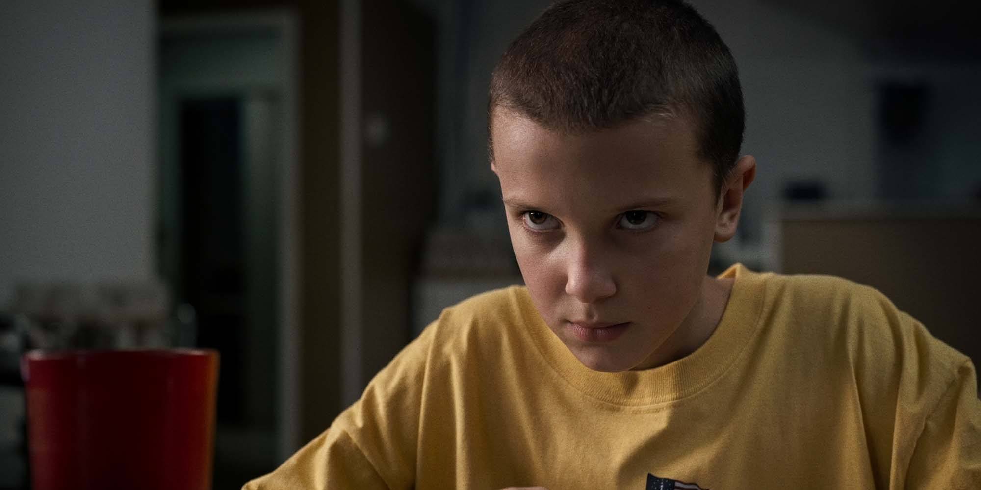 Eleven e seu buzz cut| Foto: Netflix