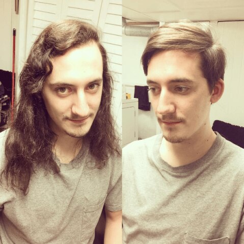 Transformação total: antes e depois de cortes radicais no cabelo masculino