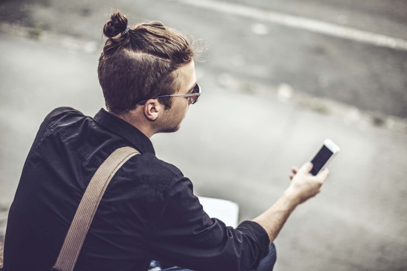 top knot masculino