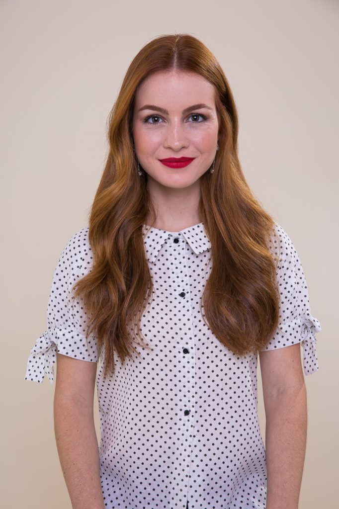 Cabelo liso solto penteado