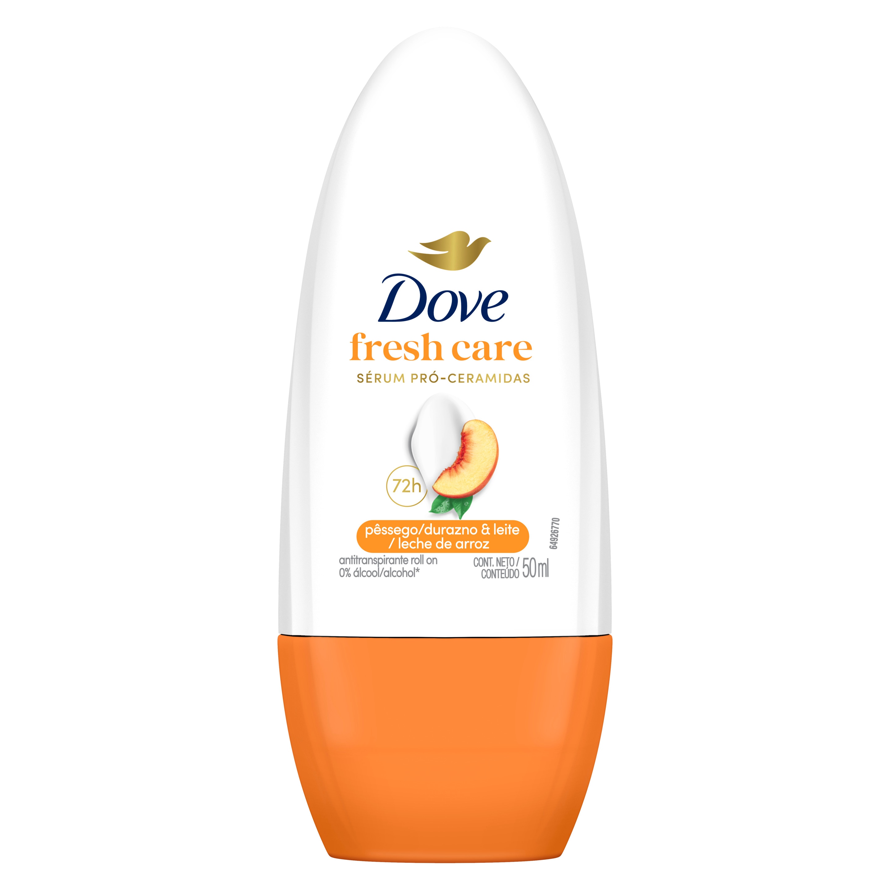 Desodorante dove Antitranspirante roll on care fresh durazno 50ml