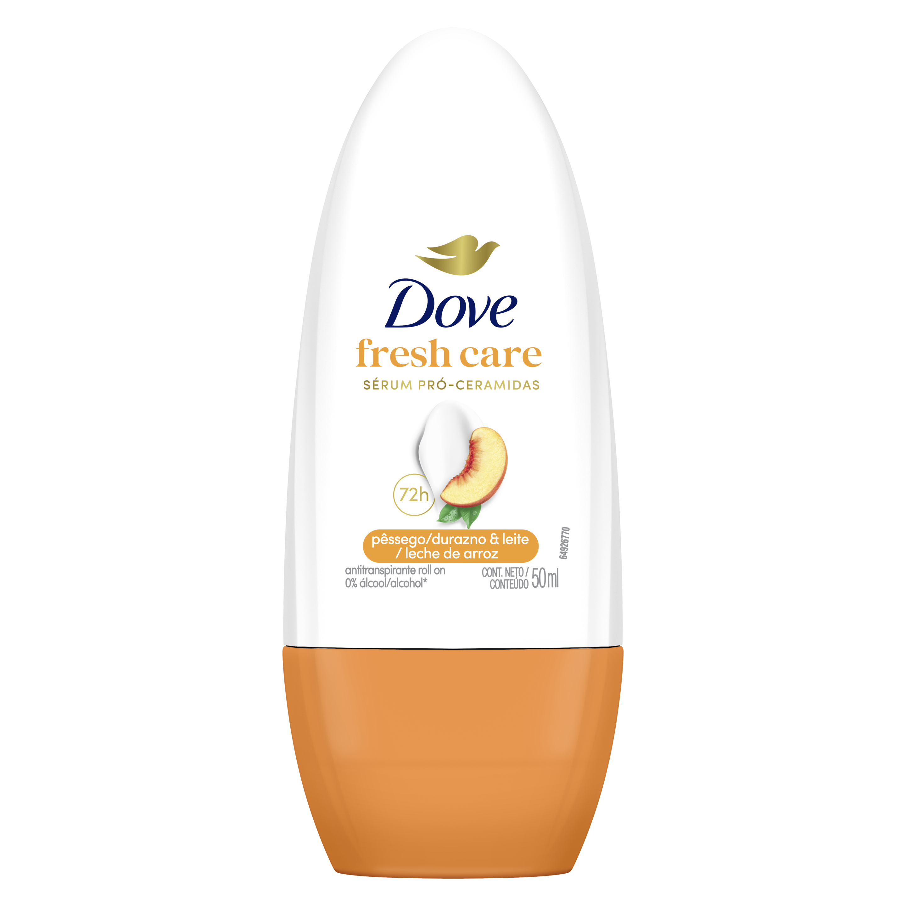 Desodorante dove Antitranspirante roll on care fresh durazno 50ml