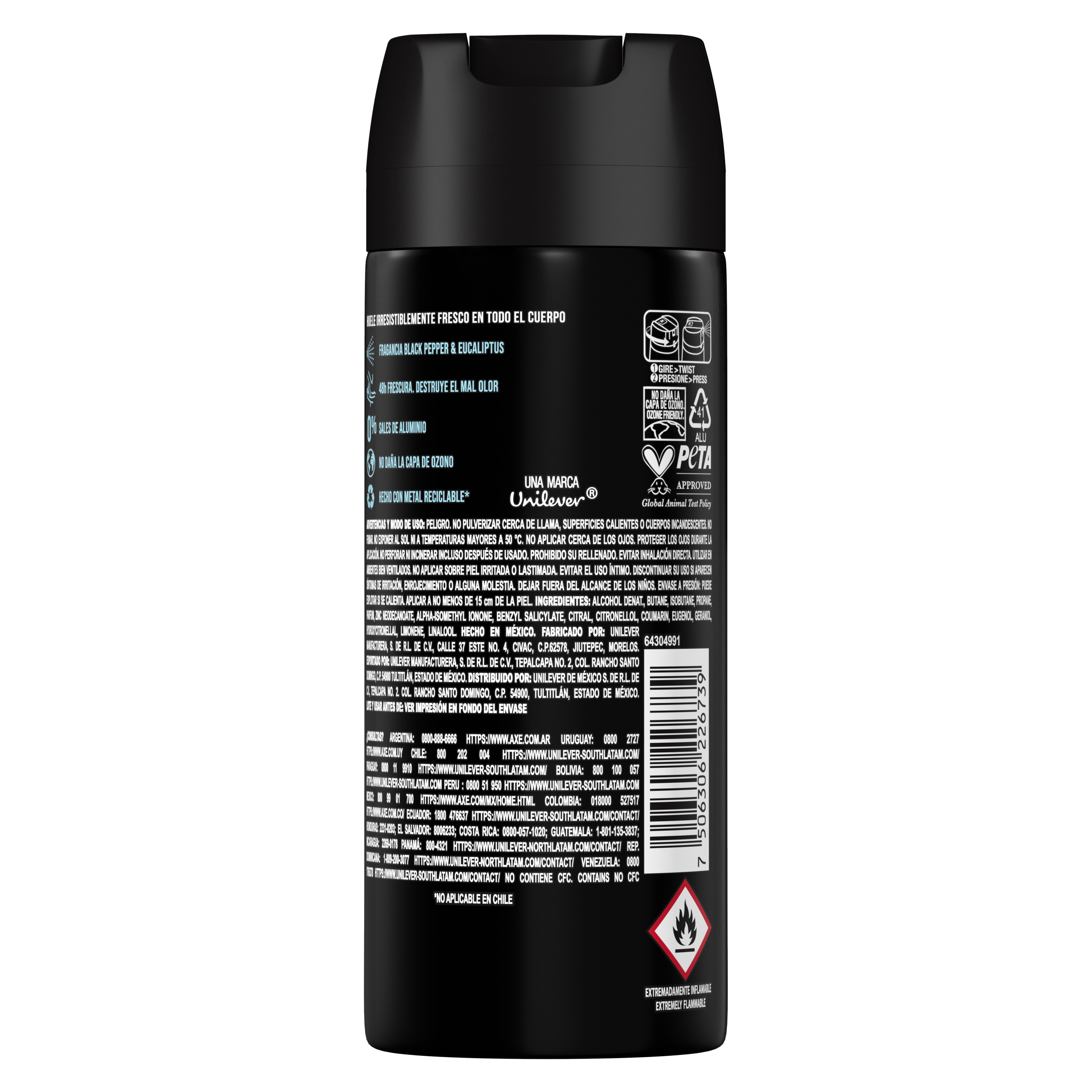 DESODORANTE EN AEROSOL CONVICTION 150 ml