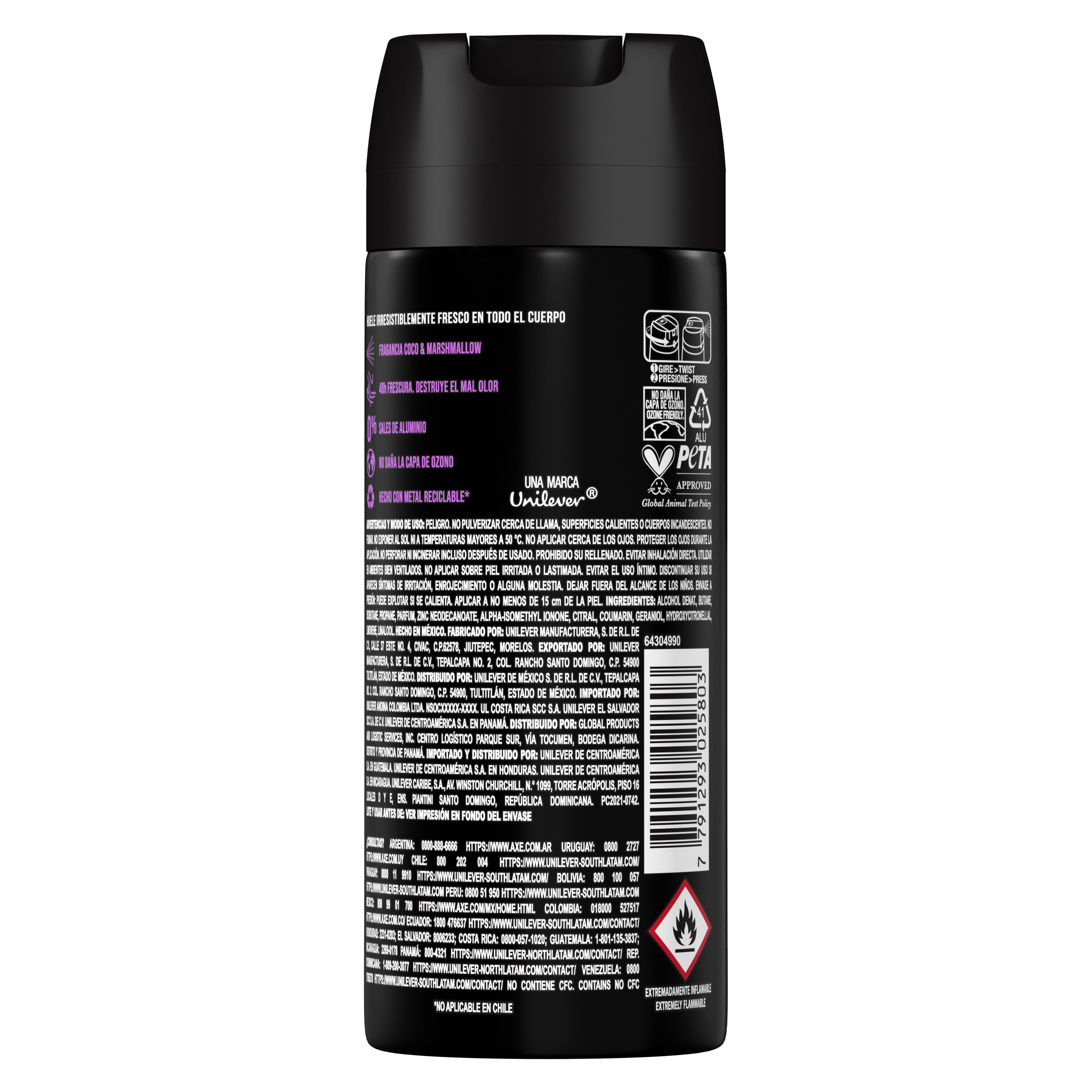 DESODORANTE  EN AEROSOL EXCITE 150 ml
