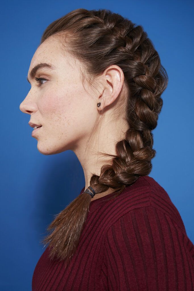 trança-boxeadora-penteado-fácil