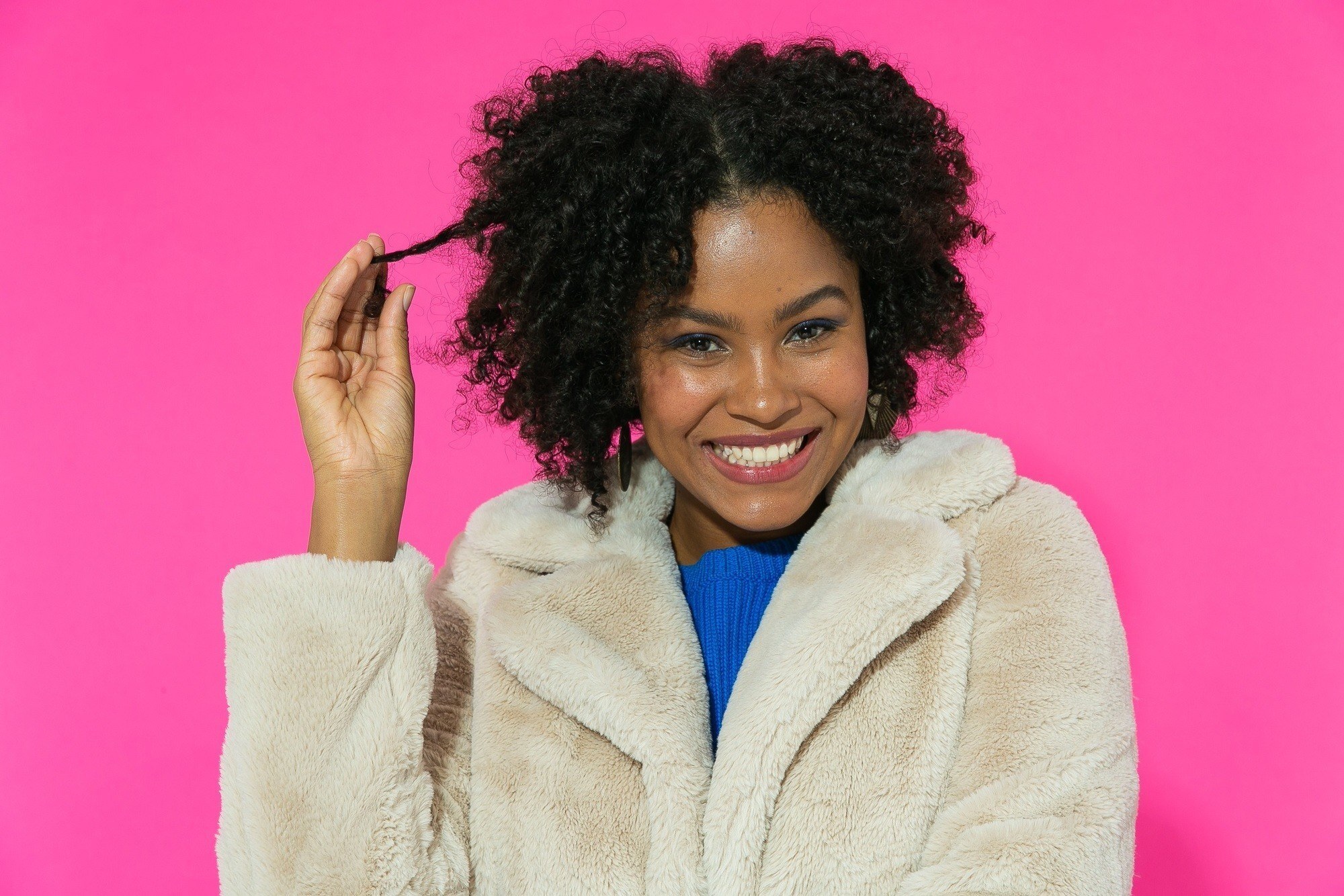 Cabelo cacheado afro