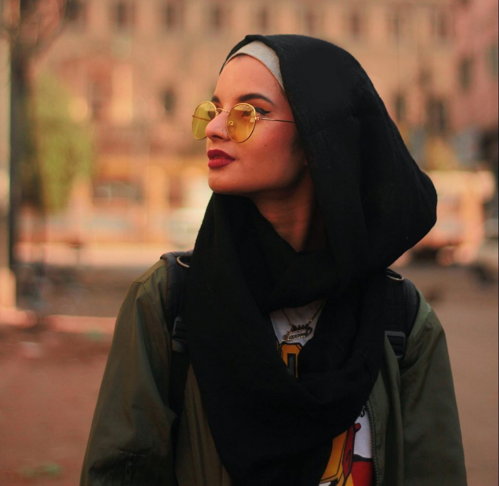 Cabelo coberto por hijab