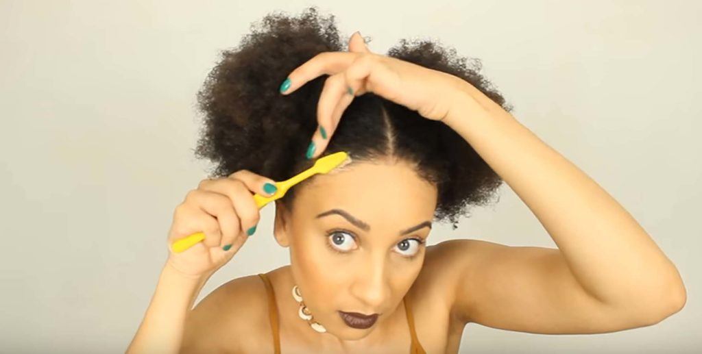 modelo de penteado afro