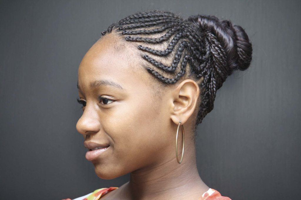 modelo de Tranças protetoras