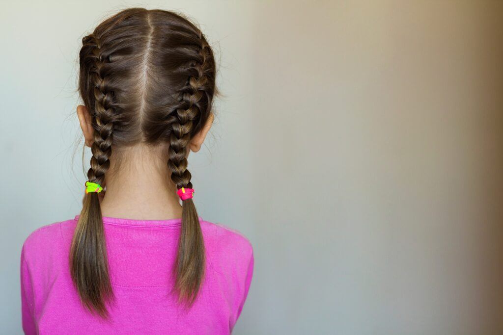 penteado para meninas trança boxeadora