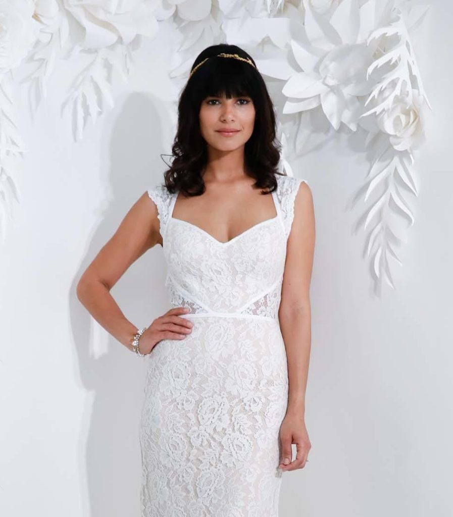 modelo de Penteados de noiva com cabelo solto