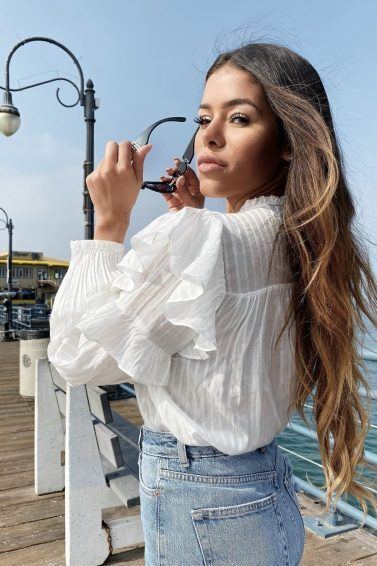 influenciadora rayza nicácio com cabelo longo
