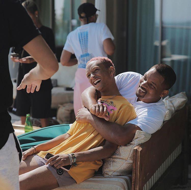 Will Smith com seu filho Jaden Smith