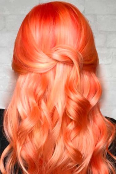 modelo de Cabelo tangerina