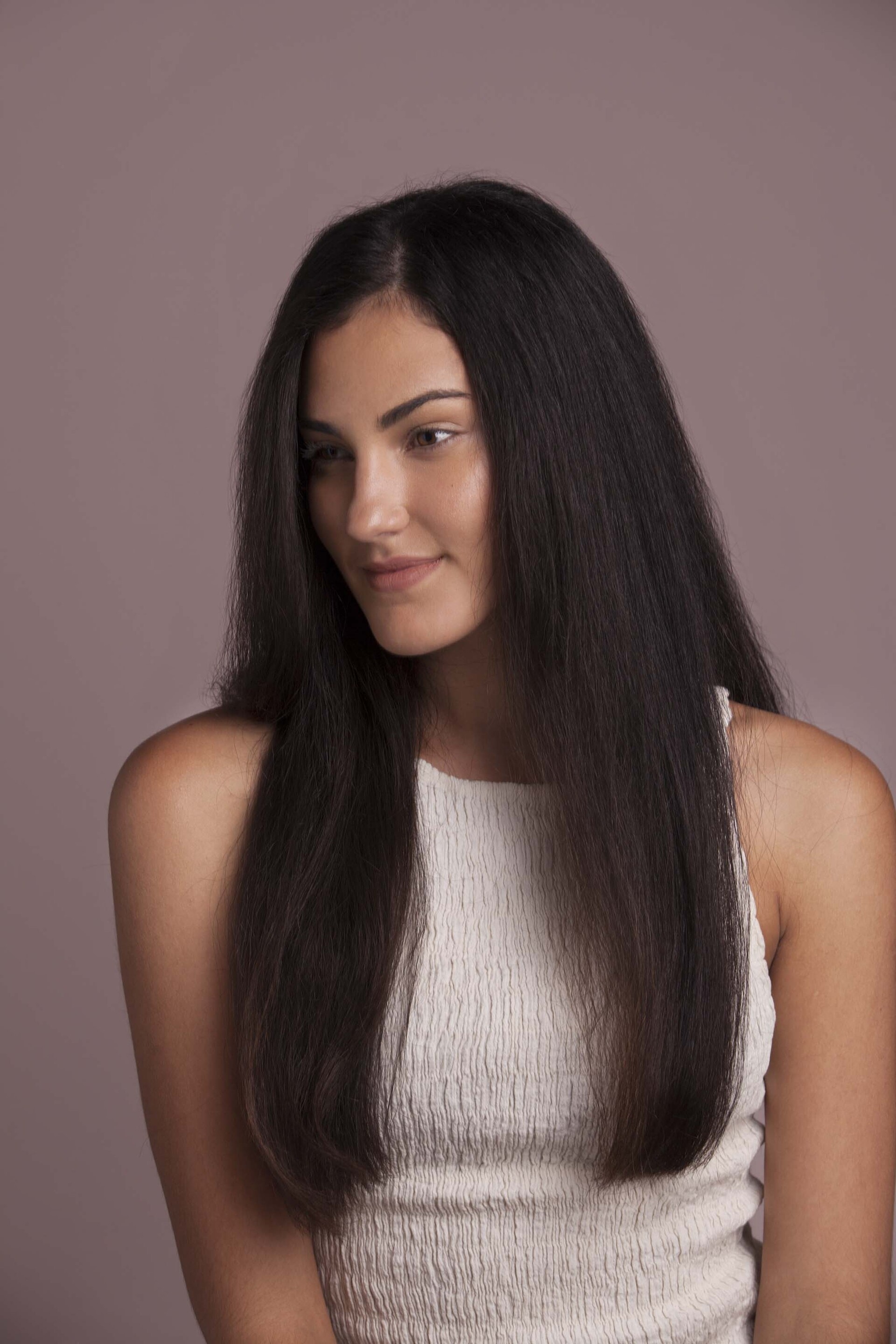 cabelo longo escovado