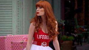 O cabelo ruivo impecável de Maria Eugênia Suconic Crédito: Divulgação