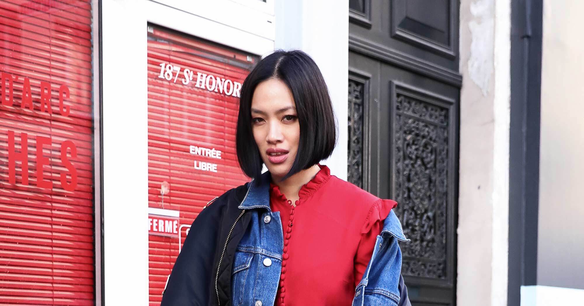 modelo com um dos cabelo do signo de áries