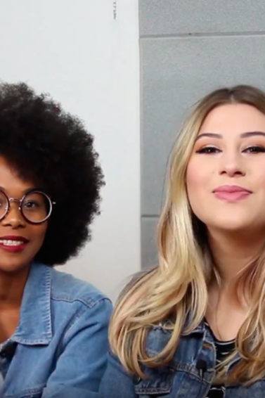 Lu Assis e Niina Secrets ilustram a matéria sobre cabelo e moda
