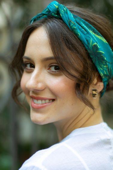 como usar lenço no cabelo