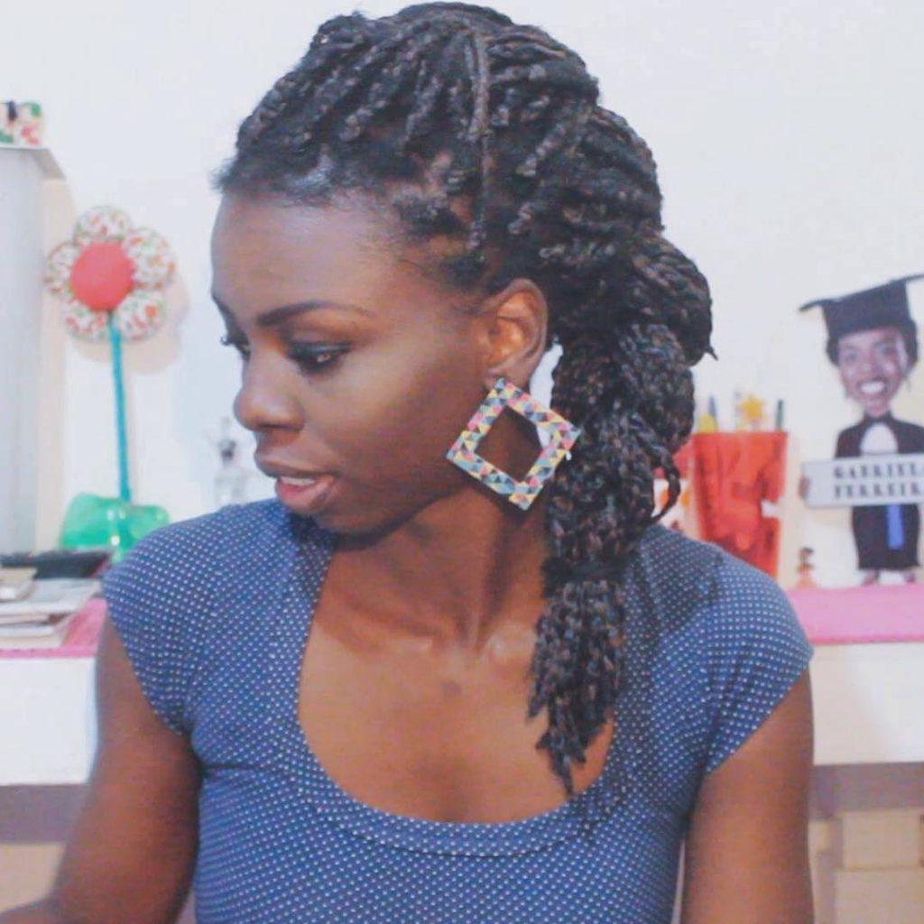 Gabi oliveira com box braids longas