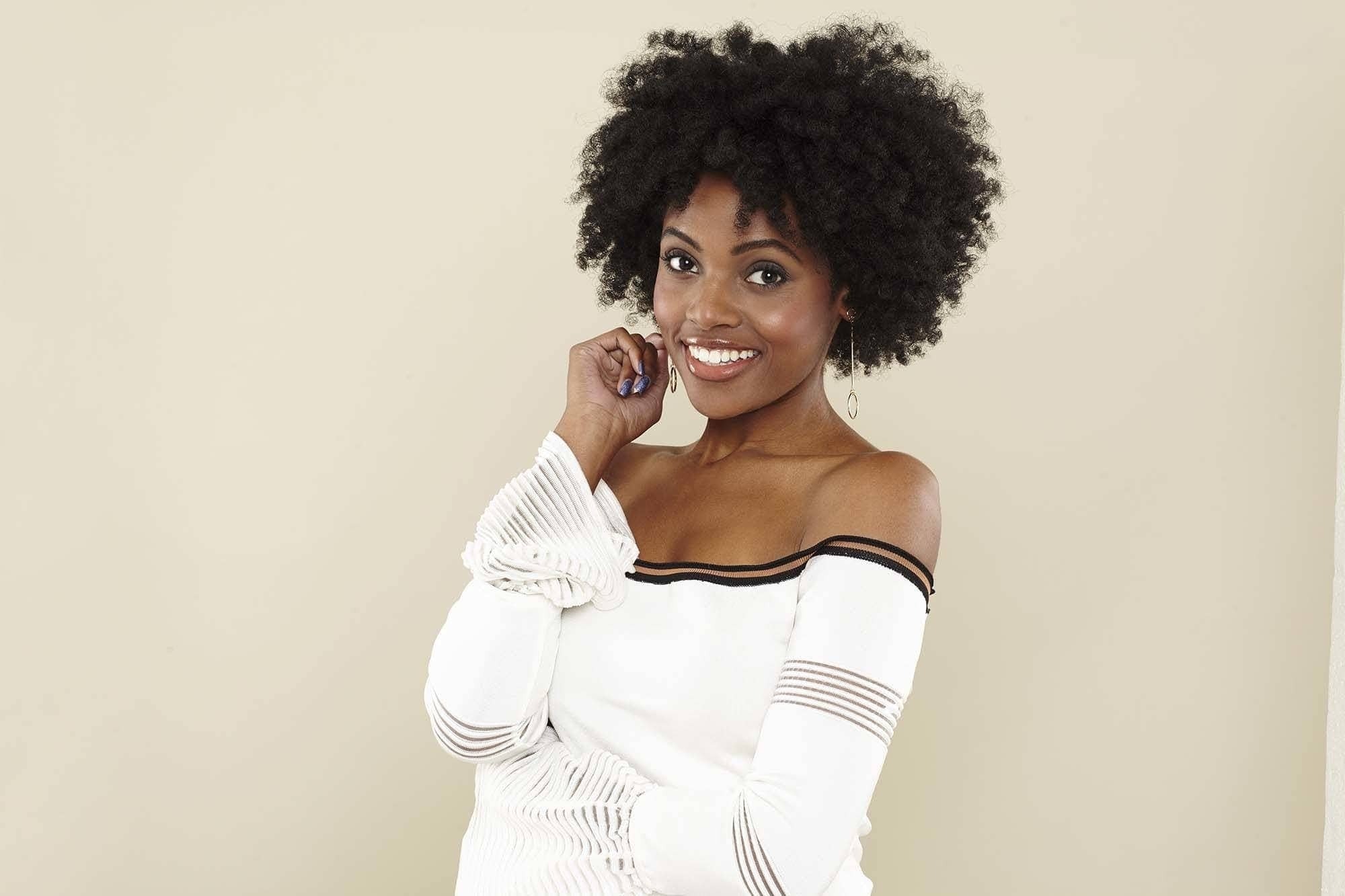 Cabelo crespo black power