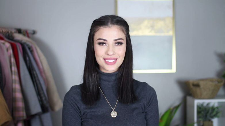 Vlogger Thalita Ferraz com um dos Penteados românticos para o Valentine’s Day