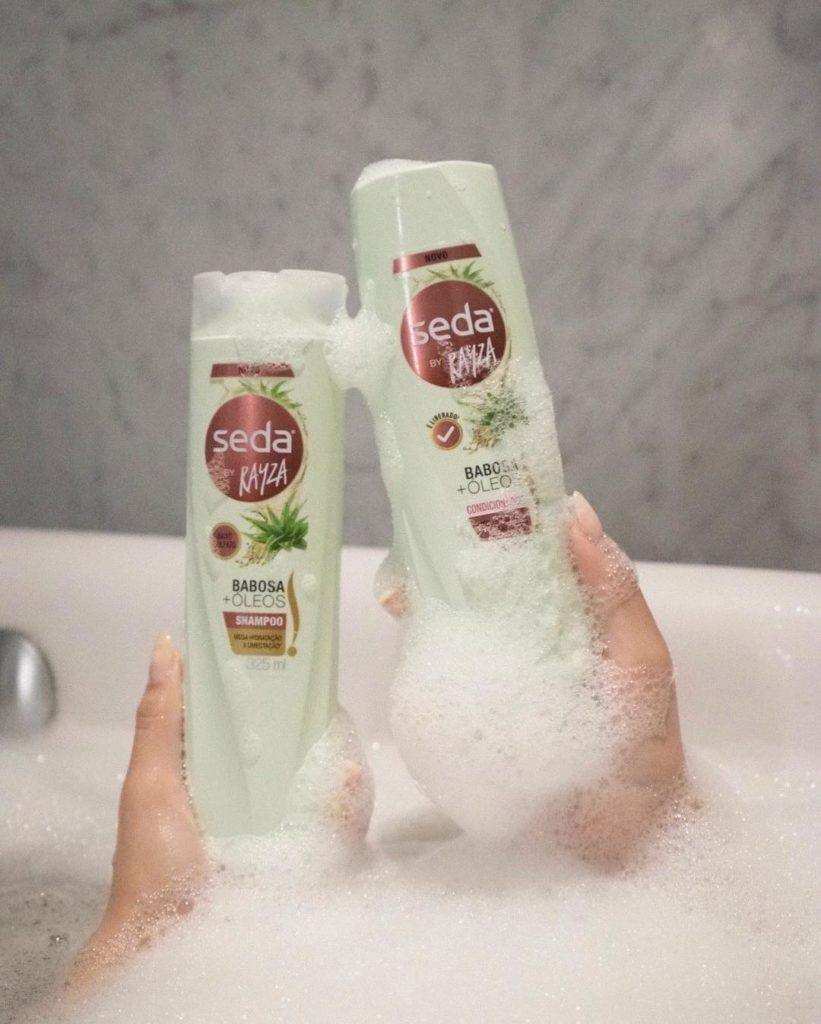 Shampoo e condicionador Seda by Rayza