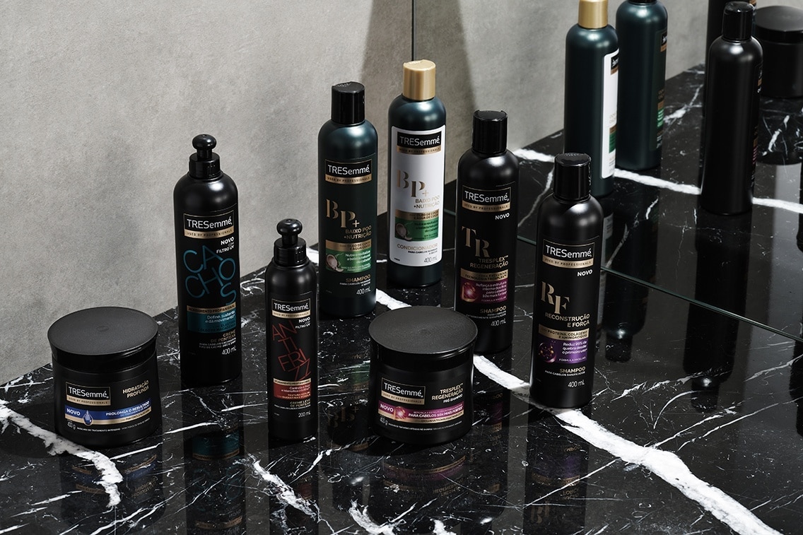 Produtos Tresemmé reinventados