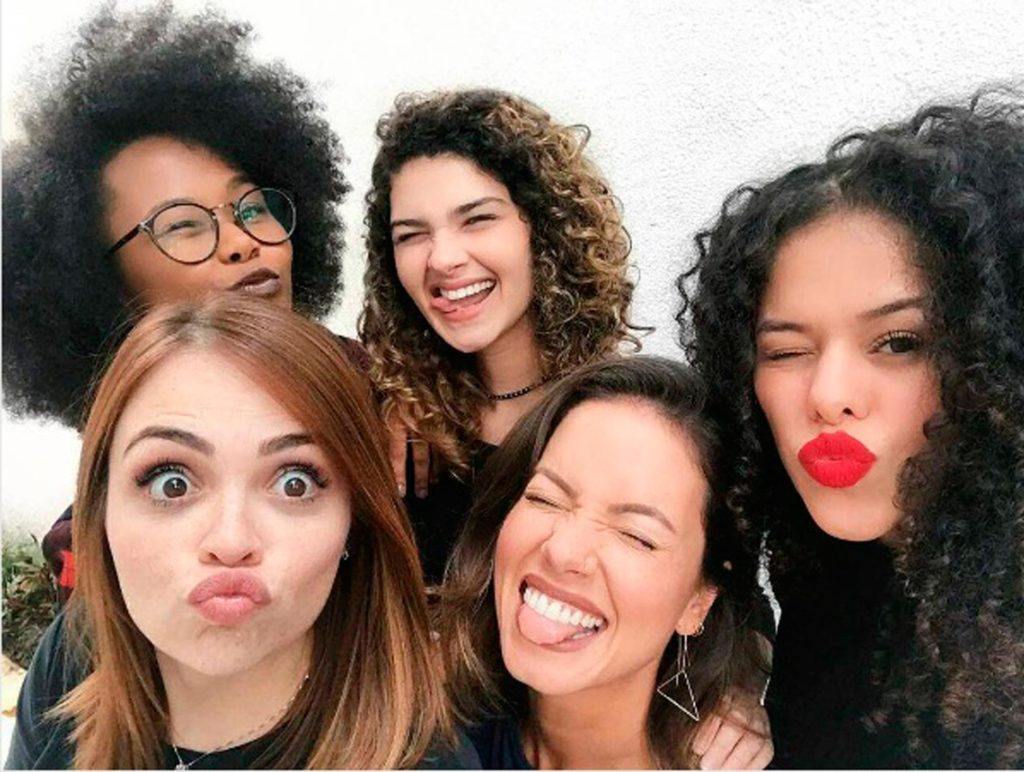 Vloggers em encontrinho do All Things Hair