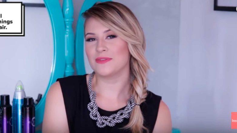 Niina Secrets com trança escama de peixe