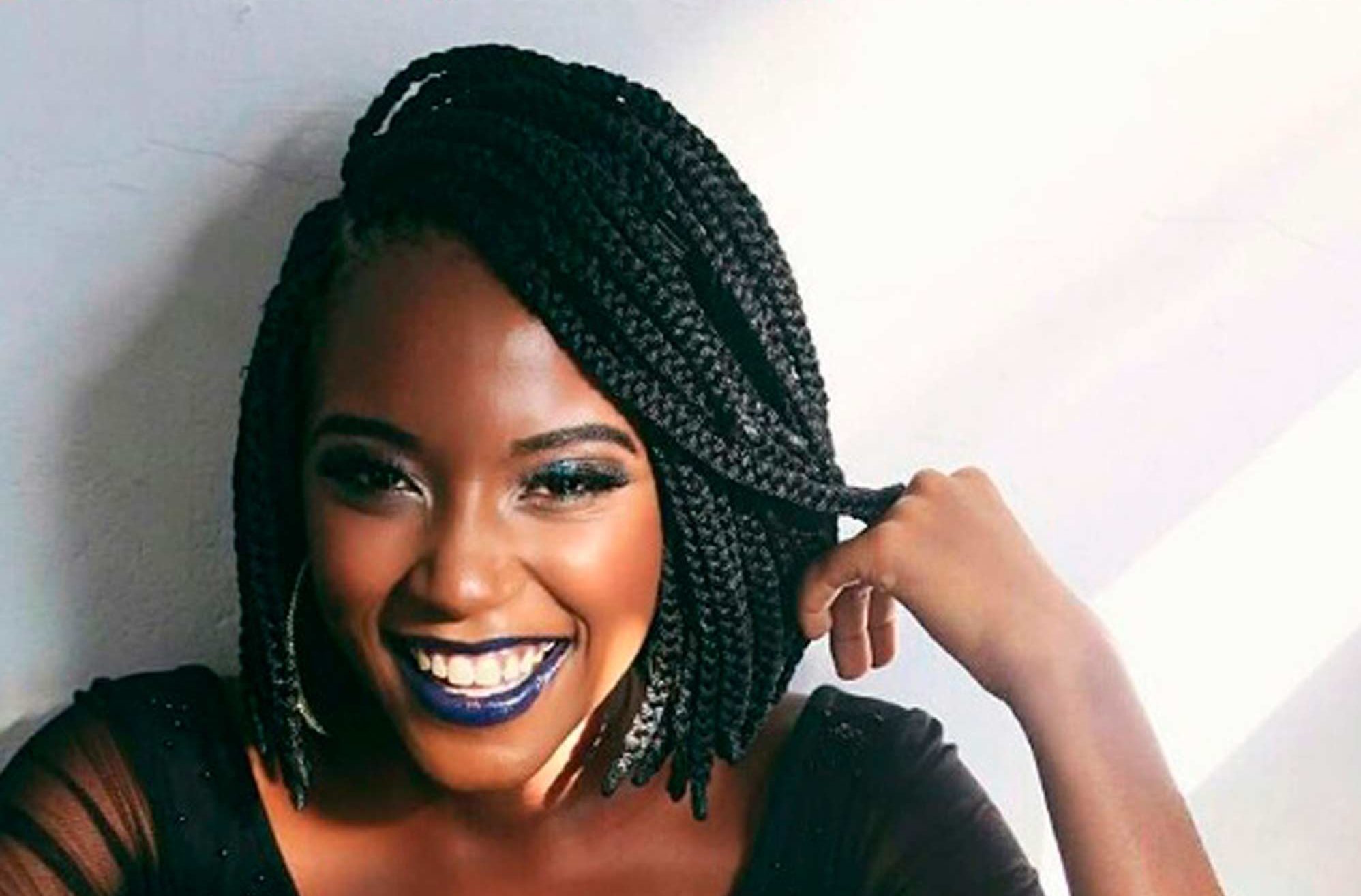 Box braids chanel: inspire-se no estilo mais curto de tranças afro