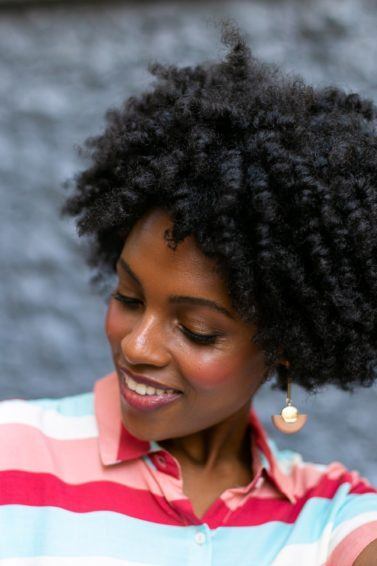 modelo de cabelo afro
