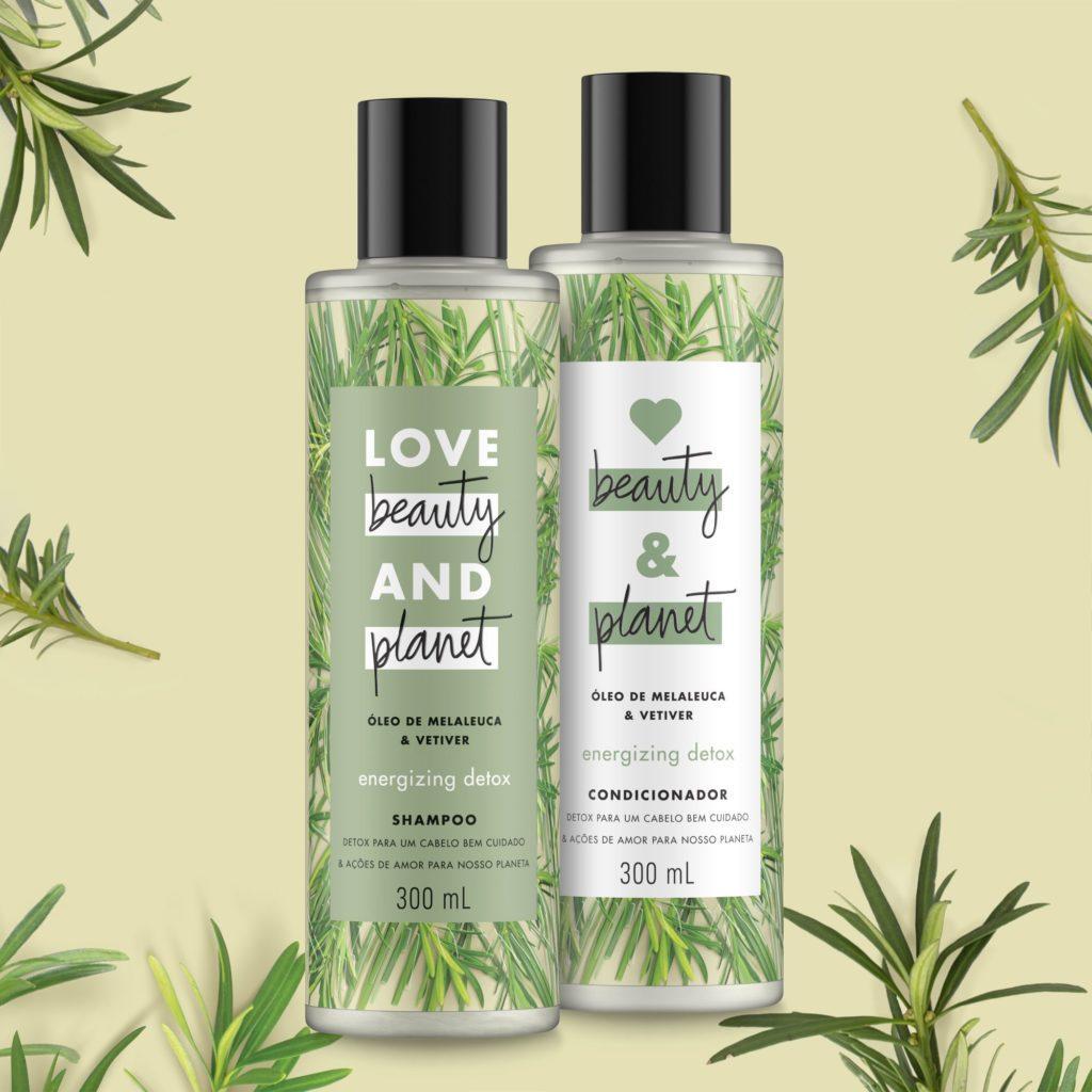 Linha Energizing Detox de Love Beauty and Planet