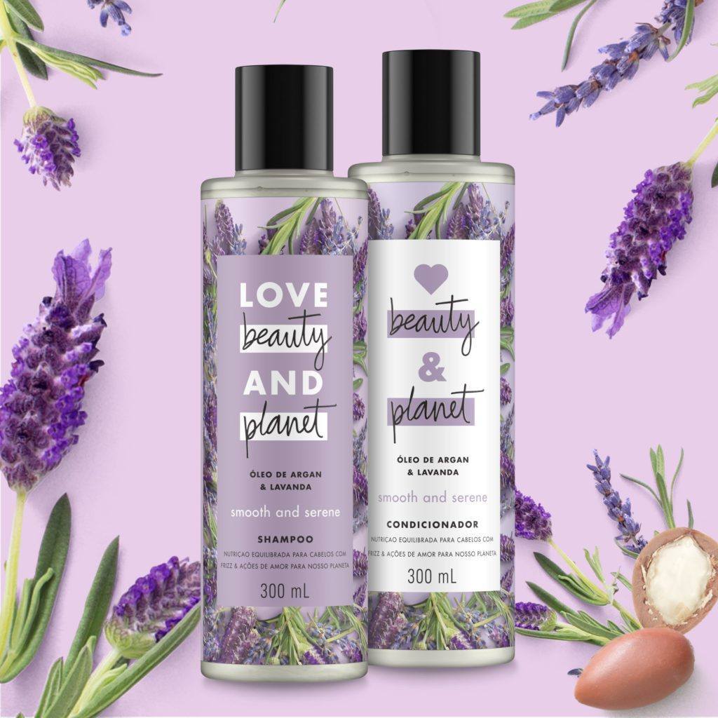 Linha Smooth and Serene de Love Beauty and Planet