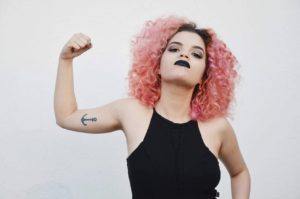 Cabelo rosa no Instagram