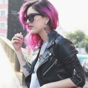 Cabelo rosa no Instagram