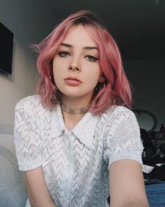 Cabelo rosa no Instagram