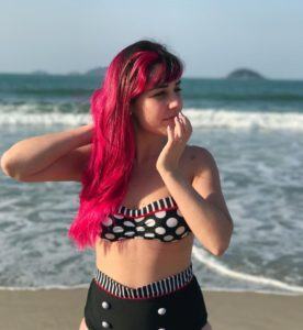Cabelo rosa no Instagram