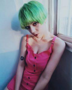 cabelo verde no instagram