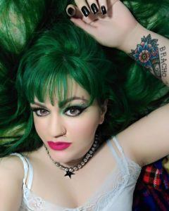 cabelo verde no instagram
