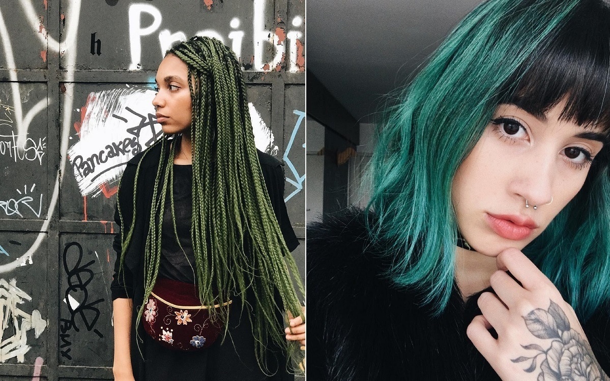 Greenery que amamos: 10 mulheres com cabelo verde no Instagram para seguir já