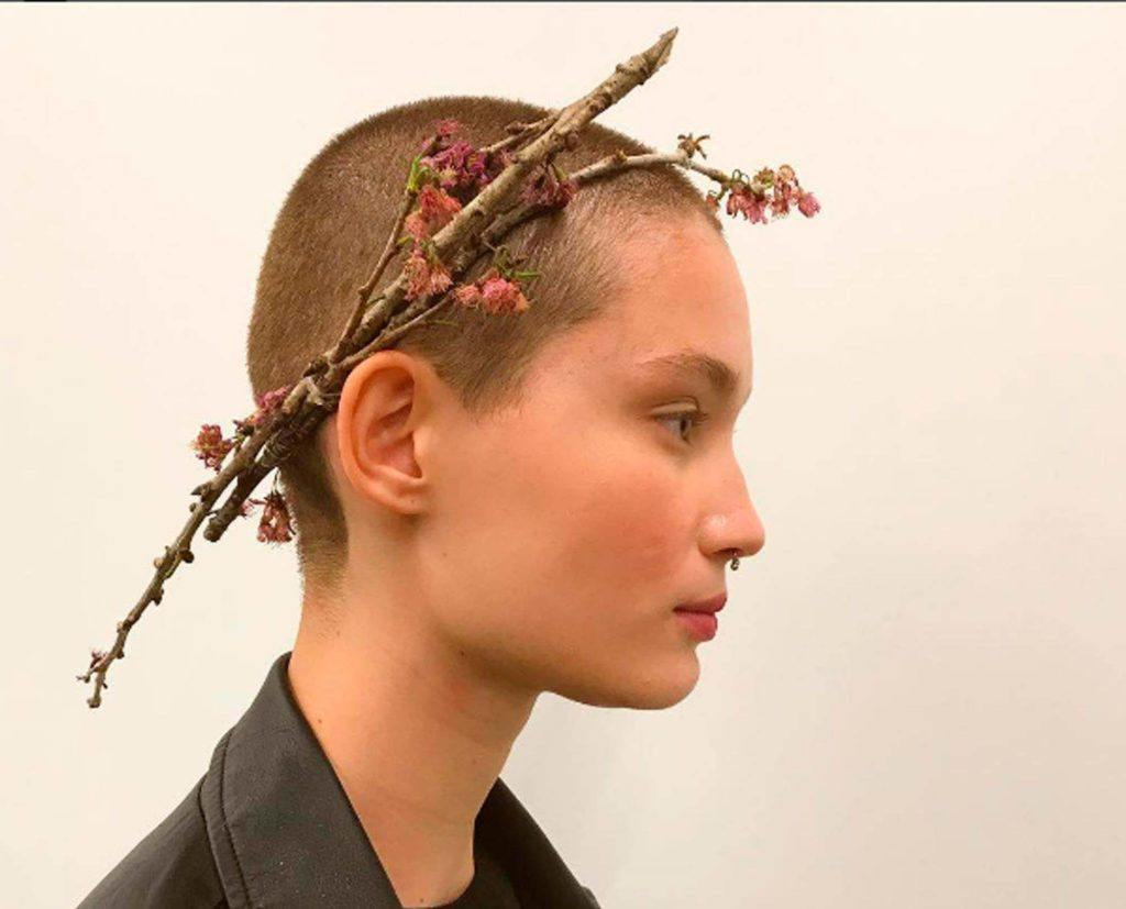 modelo de acessórios de cabelo verão 2018