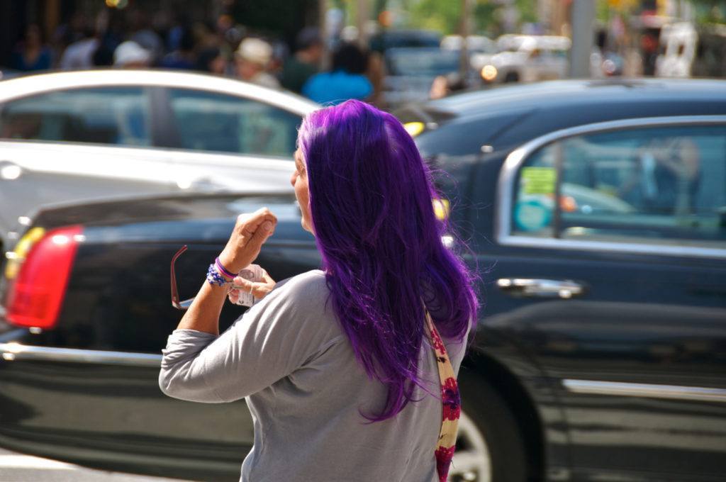 modelo de cabelo ultravioleta