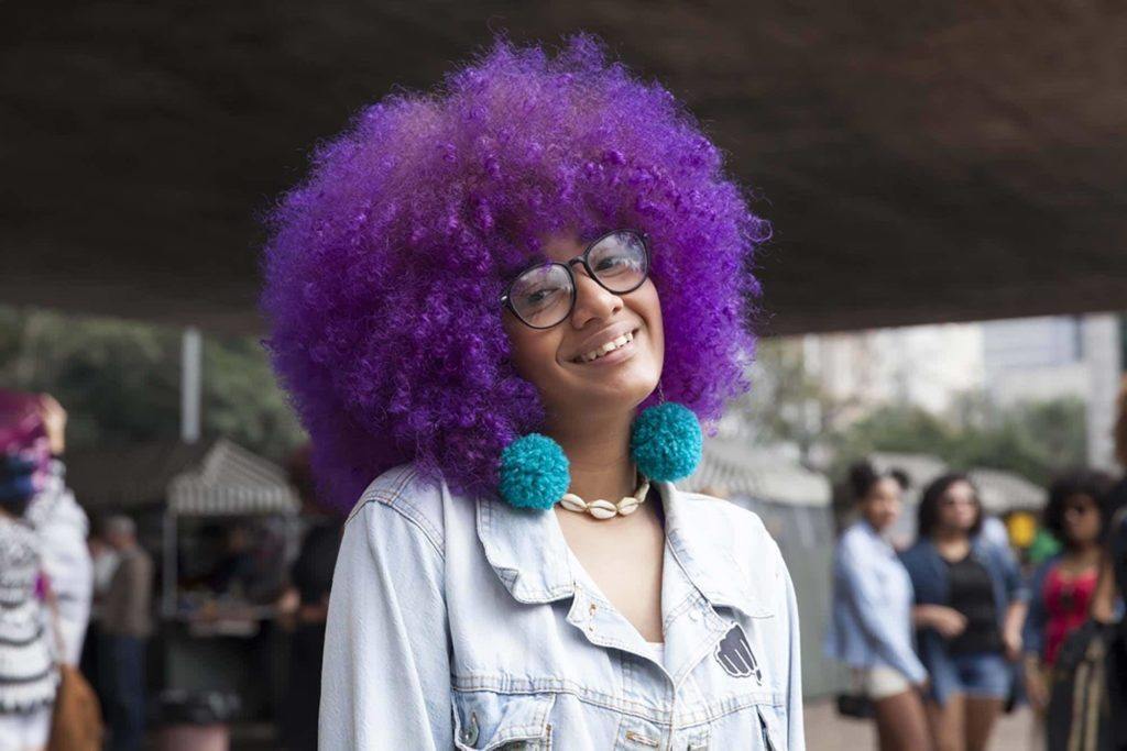 modelo de cabelo ultravioleta