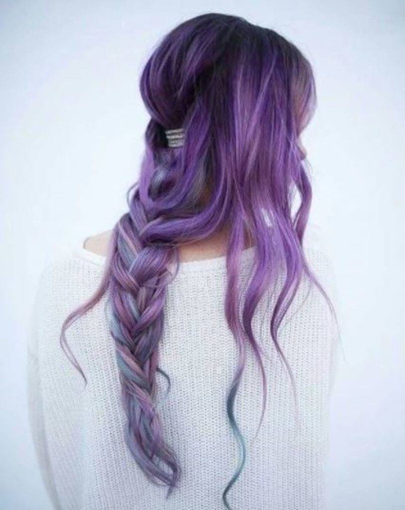 modelo de cabelo ultravioleta